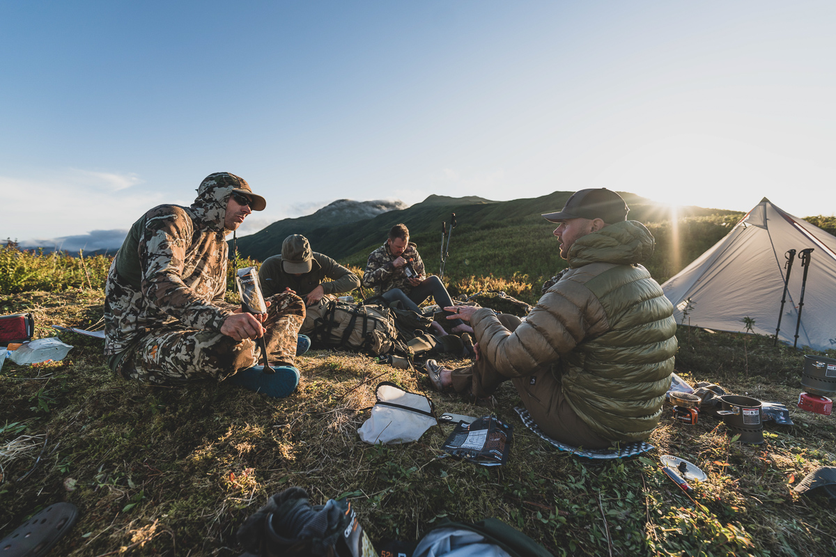 Hunting top backpack tent